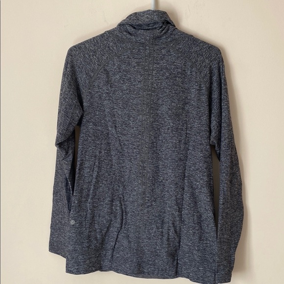 Lululemon Gray Cowl Neck Pullover top - Picture 3 of 5